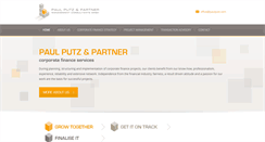 Desktop Screenshot of paulputz.com